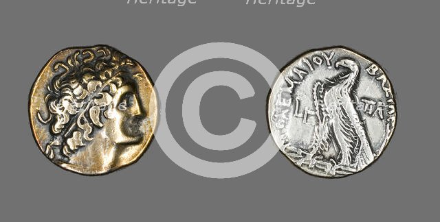 Tetradrachm (Coin) Portraying Ptolemy I, 176-175 BCE, Reign of Ptolemy VI (181-145 BCE). Creator: Unknown.