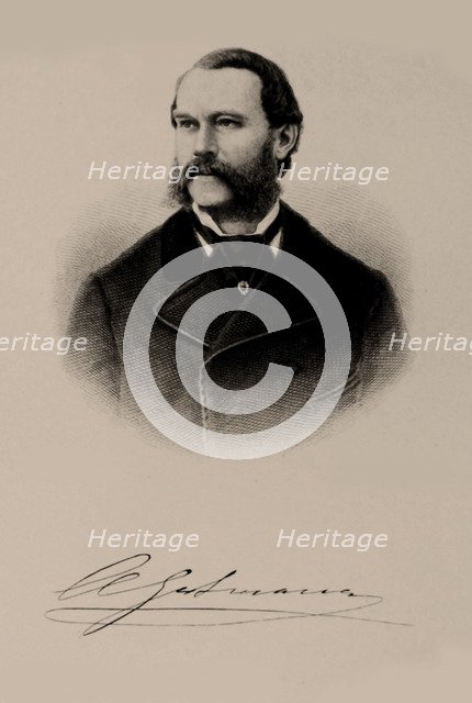 Portrait of Adolf Wilhelm Gutmann (1819-1882), ca 1860.