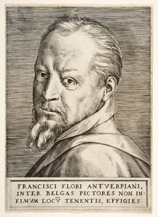 Portrait of Frans Floris, 16th century. Creator: Giulio Bonasone (fl. 1531 - 1576).