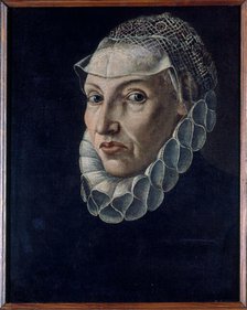 Portrait of a woman, said to be Marie Miraille, c1574. Creator: Unknown.