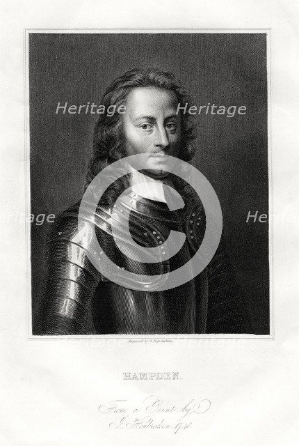 John Hampden Esquire, 19th century. Artist: J Posselwhite