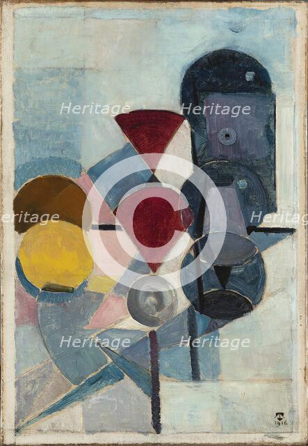Compositie II (Still Life), 1916. Creator: Theo Van Doesburg.