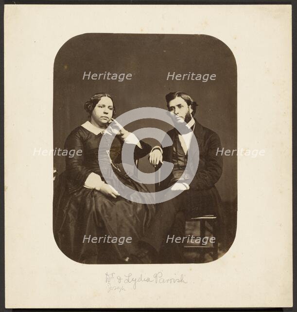 Dr. Joseph and Lydia Parrish, 1860s. Creator: Frederick Gutekunst.