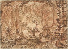 A Magnificent Palatial Interior, 1748/1752. Creator: Giovanni Battista Piranesi.
