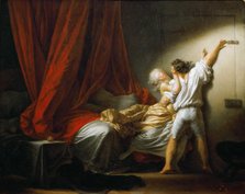 The Bolt (Le Verrou). Artist: Fragonard, Jean Honoré (1732-1806)