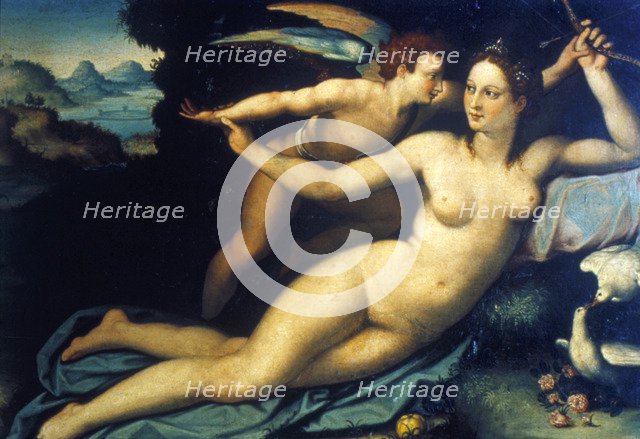 'Venus and Cupid', mid 16th century. Artist: Agnolo Bronzino