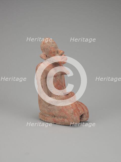 Kneeling female figure, 15th-18th centuries. Creator: Unknown.