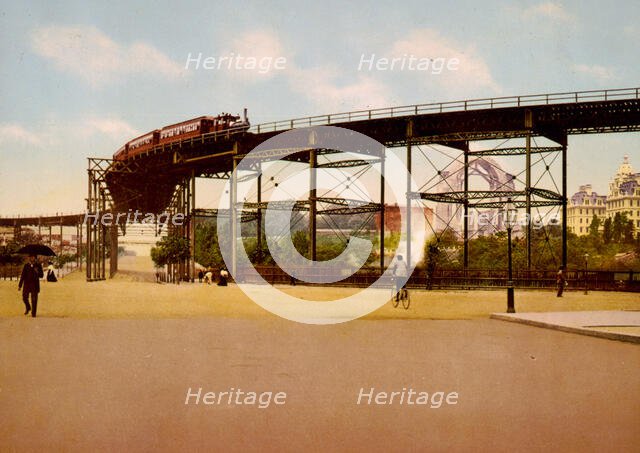 The Elevated at One Hundred and Tenth Street, New York City, c1900. Creator: Unknown.