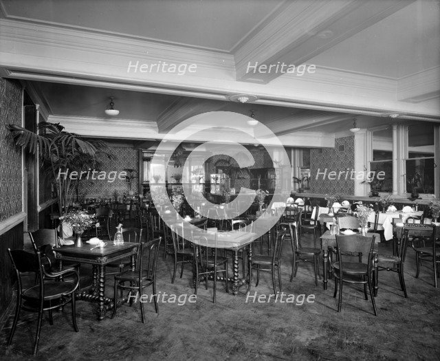 The new brasserie, Monico Restaurant. Shaftesbury Avenue, Westminster, London, 1915. Artist: Bedford Lemere and Company