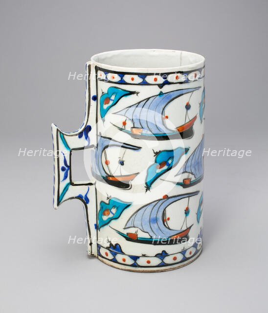 Tankard (Hanap) with Ships, Late 16th century. Creator: Unknown.