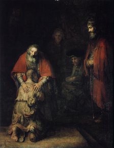 'The Return of the Prodigal Son', c1668. Artist: Rembrandt Harmensz van Rijn    