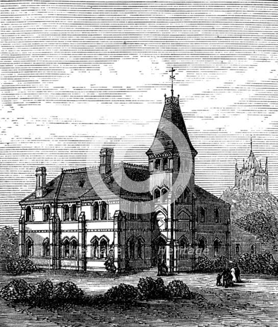 North Cambridgeshire Cottage Hospital, Wisbech, 1873. Creator: Unknown.