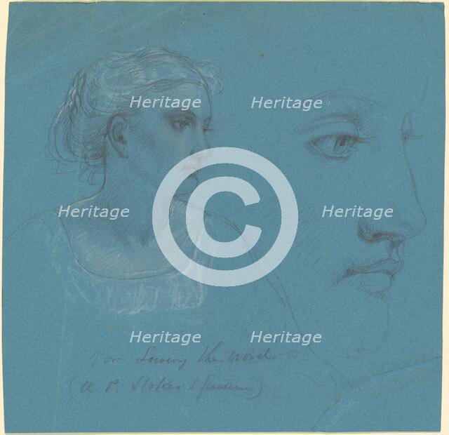 Studies for "Sowing the Word", c. 1868. Creator: Daniel Huntington.