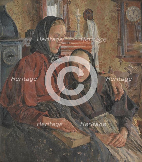 Sisters, 1898. Creator: Carl Wilhelmson.