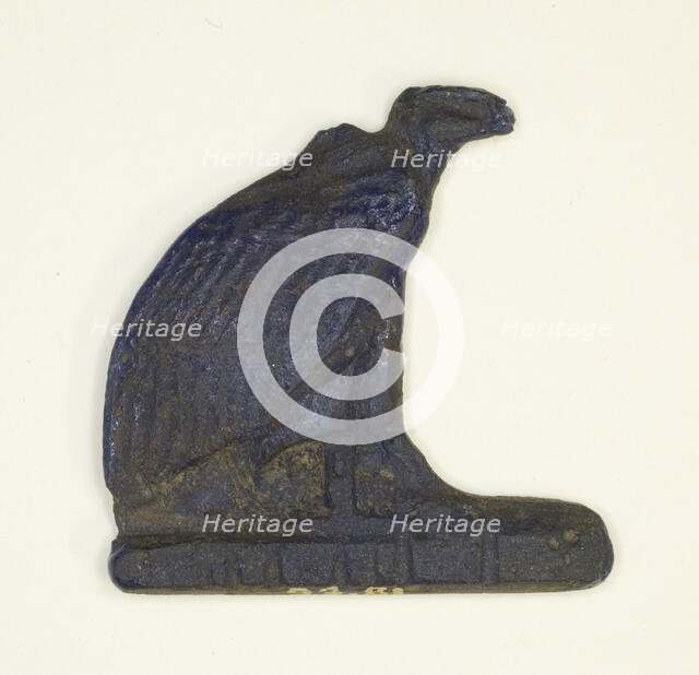 Amulet of a Vulture, Egypt, Late Period, Dynasty 25-30 (780-343 BCE). Creator: Unknown.