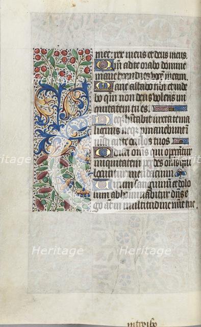 Book of Hours (Use of Rouen): fol. 110v, c. 1470. Creator: Master of the Geneva Latini (French, active Rouen, 1460-80).