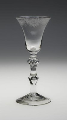 Wine Glass, England, c. 1745. Creator: Unknown.