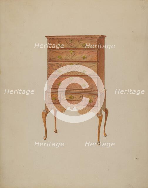 Highboy, c. 1937. Creator: Martin Partyka.