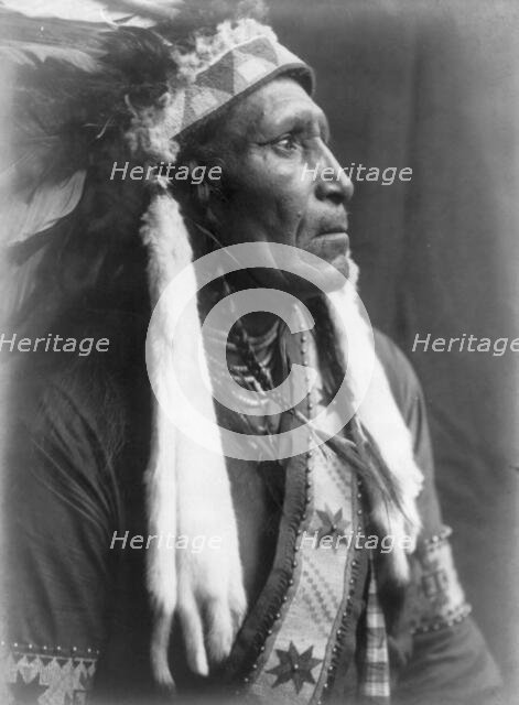 Raven Blanket-Nez Percé, c1910. Creator: Edward Sheriff Curtis.
