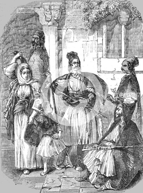 'Greek Light Infantry', 1854. Creator: Unknown.