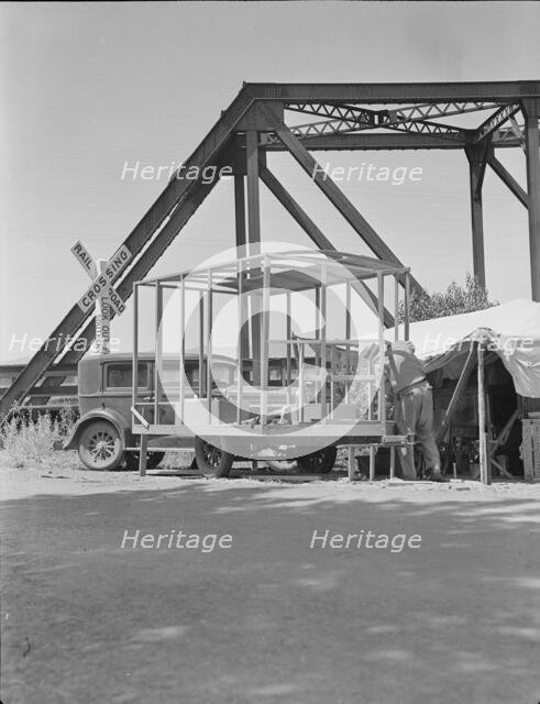 Mobile housing--a trend, California, 1935. Creator: Dorothea Lange.
