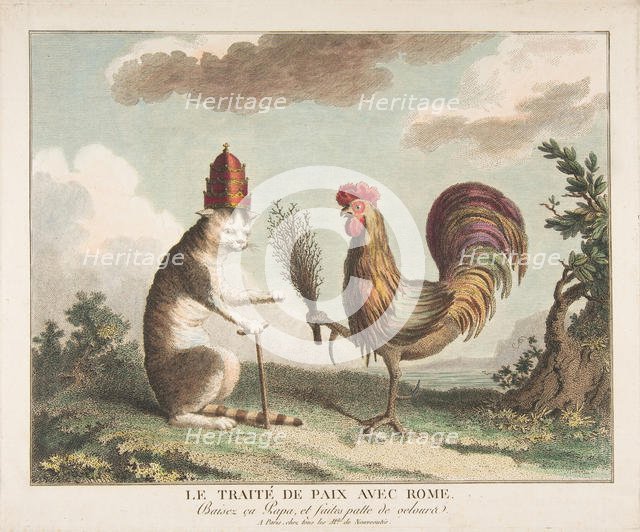 Le Traité de Paix avec Rome (The Peace Treaty with Rome), ca. 1789. Creator: Unknown.