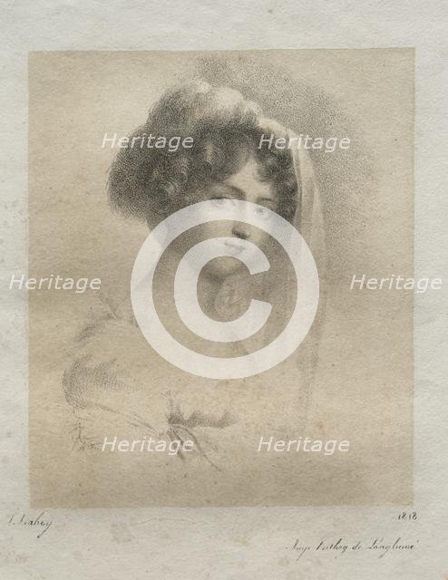 Mme. Horace Vernet, 1818. Creator: Jean-Baptiste Isabey (French, 1767-1855).