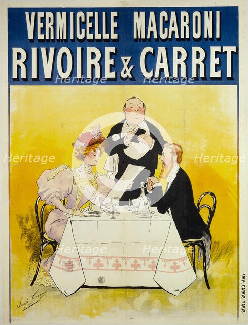 Rivoire & Carret Vermicelle Macaroni, c. 1895. Creator: Anonymous.