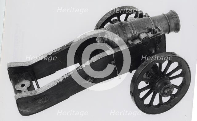 Model Howitzer with Carriage, Italy, 1804. Creator: Antonio Perelli.