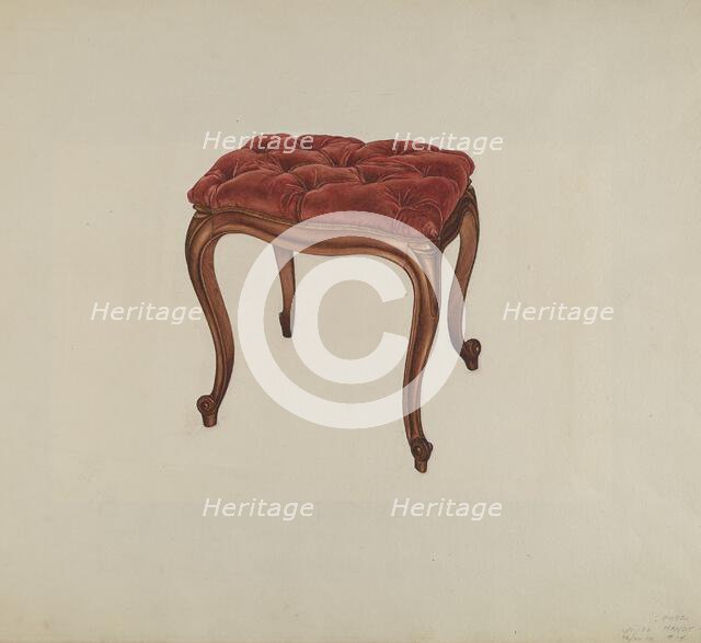 Seat, 1938. Creator: Dorothy Handy.