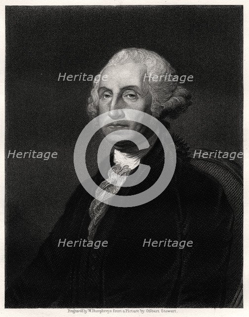 George Washington, First President of the USA, 19th century. Artist: W Humphreys