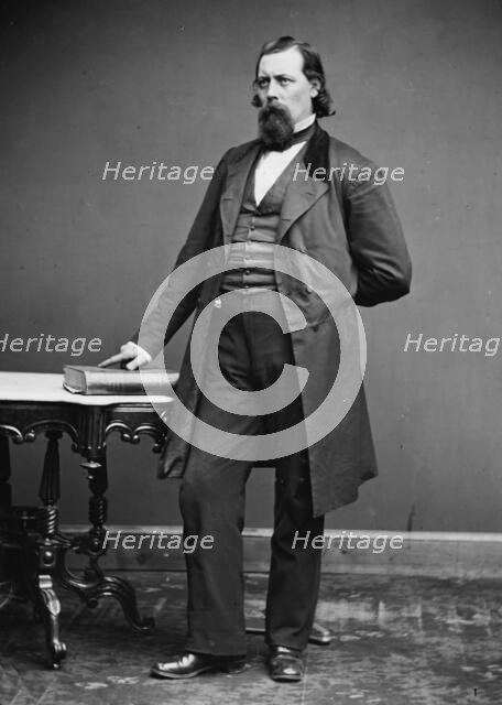 Ward Hill Lamon of Pennsylvania, between 1855 and 1865. Creator: Unknown.