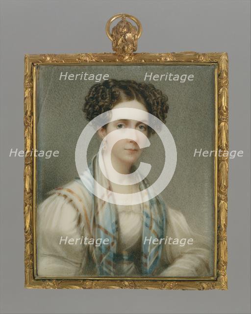 Portrait of a Lady, ca. 1825. Creator: Henry Inman.