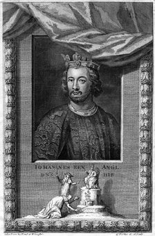 King John of England, (18th century). Artist: George Vertue