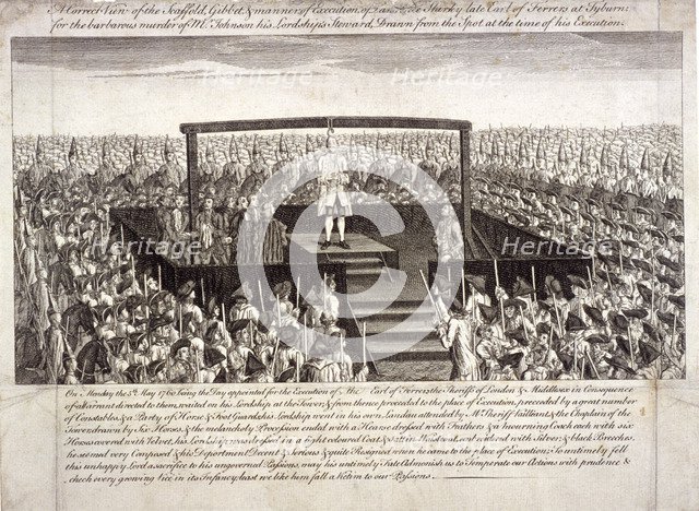 Tyburn, Paddington, London, 1760. Artist: Anon