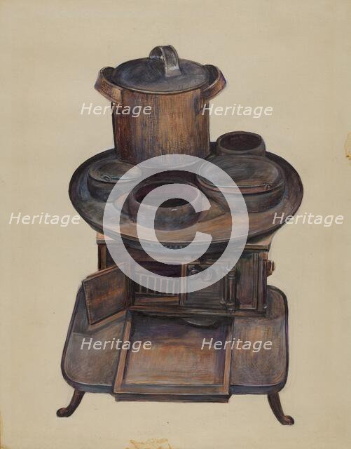 Toy Stove, 1935/1942. Creator: Mina Lowry.