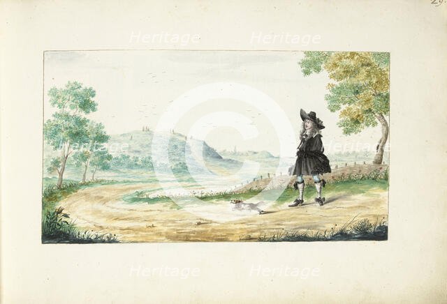 Gentleman on a country road, 1661.  Creator: Gesina ter Borch.