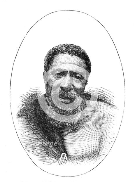 'Kreli, Chief of the Galekas', 1877, (c1880). Artist: Unknown.