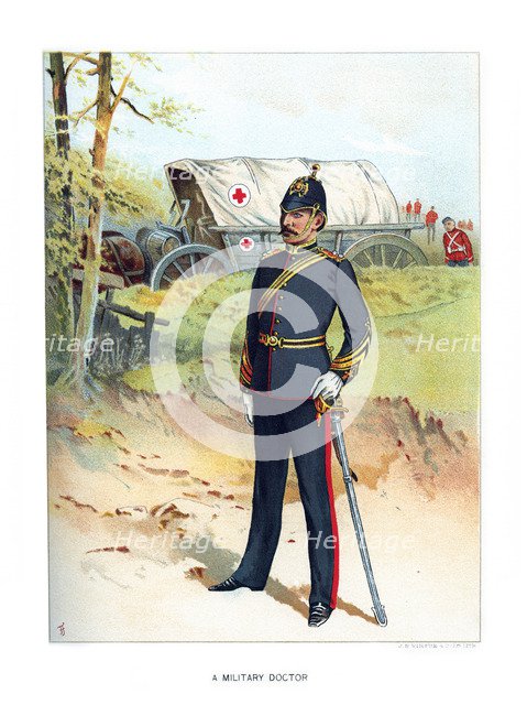 'A Military Doctor', c1890.Artist: Frank Teller