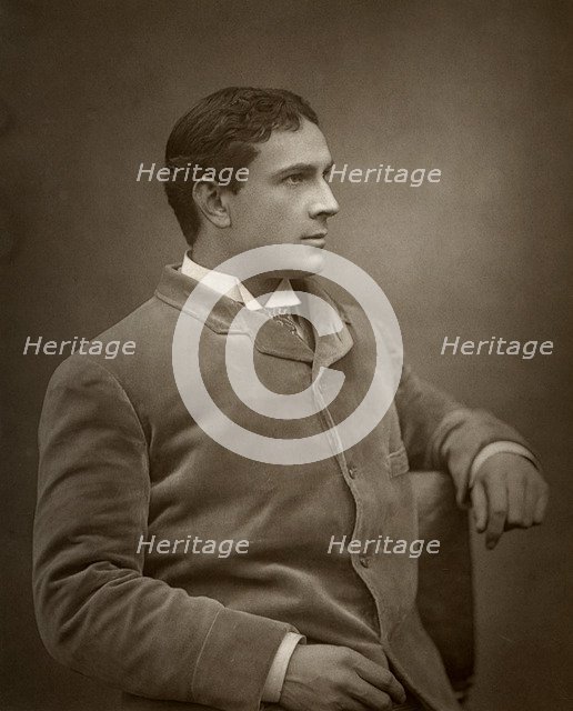 Maurice Barrymore, British actor, 1886. Artist: Barraud