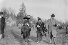 Mrs. A. Butler-Duncan; Miss Ruth Moller; Warcher Thompson, 1913. Creator: Bain News Service.