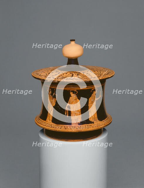 Pyxis (Container for Personal Objects), 430-420 BCE. Creator: Unknown.