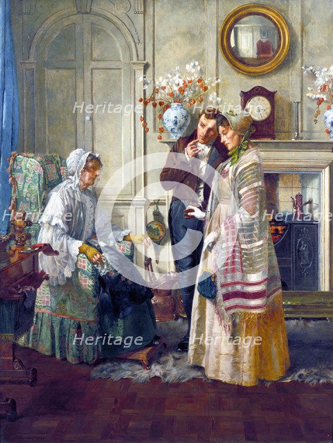 'Sweethearts', 1892. Artist: Walter Dendy Sadler