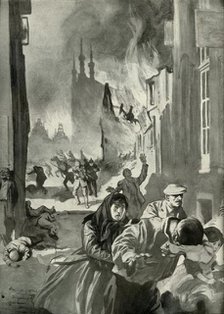 'The Sack of Louvain', (1919). Creator: Unknown.