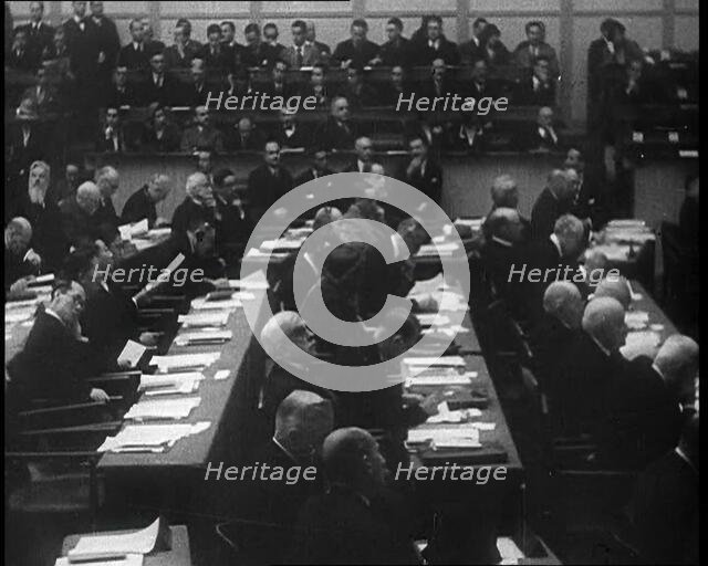 League of Nations Delegates, 1933. Creator: British Pathe Ltd.