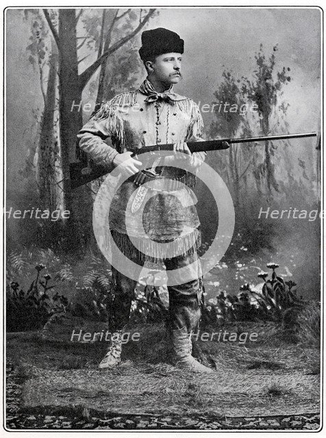 Theodore Roosevelt, American soldier and politician, c1898. Artist: Unknown