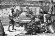 A Chinese flour mill, province of Chi-Li, North China, 1883. Creator: Unknown.