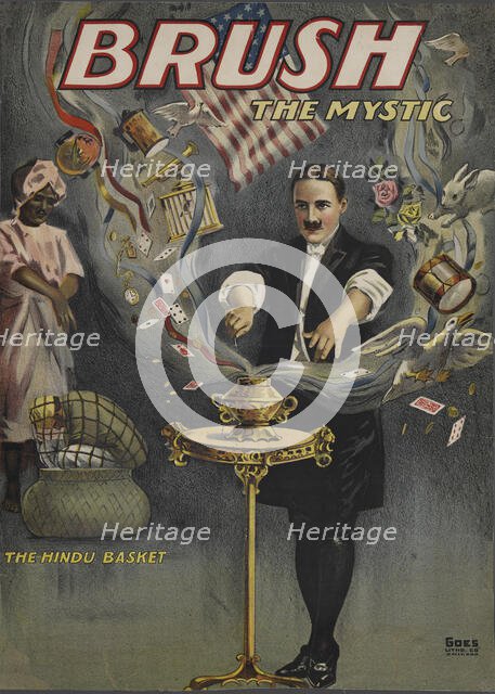 Brush the Mystic: the Hindu basket, c1920. Creator: Unknown.