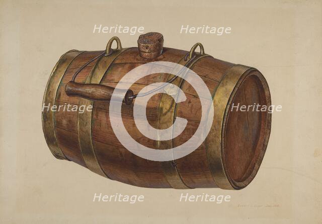 Field Keg, c. 1939. Creator: Edward L Loper.