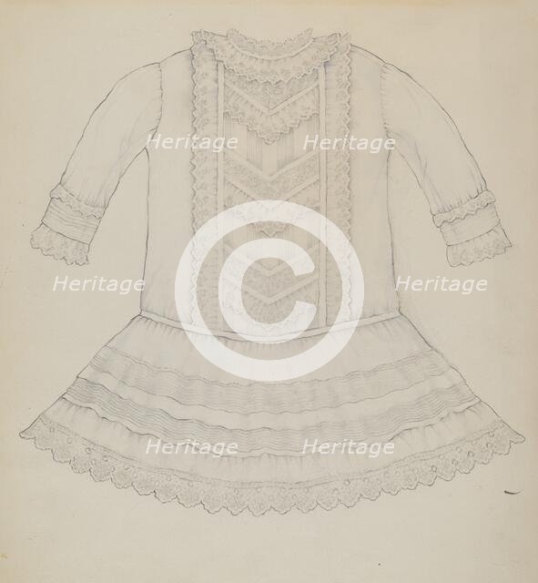 Infant's Dress, c. 1936. Creator: Kathryn Uhl.
